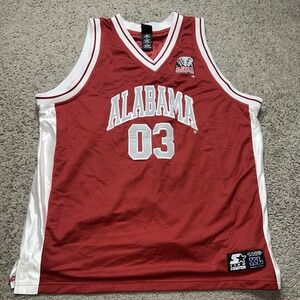 Alabama Crimson Tide Basketball NCAA Team Starter Authentic Jersey Size XL  #03